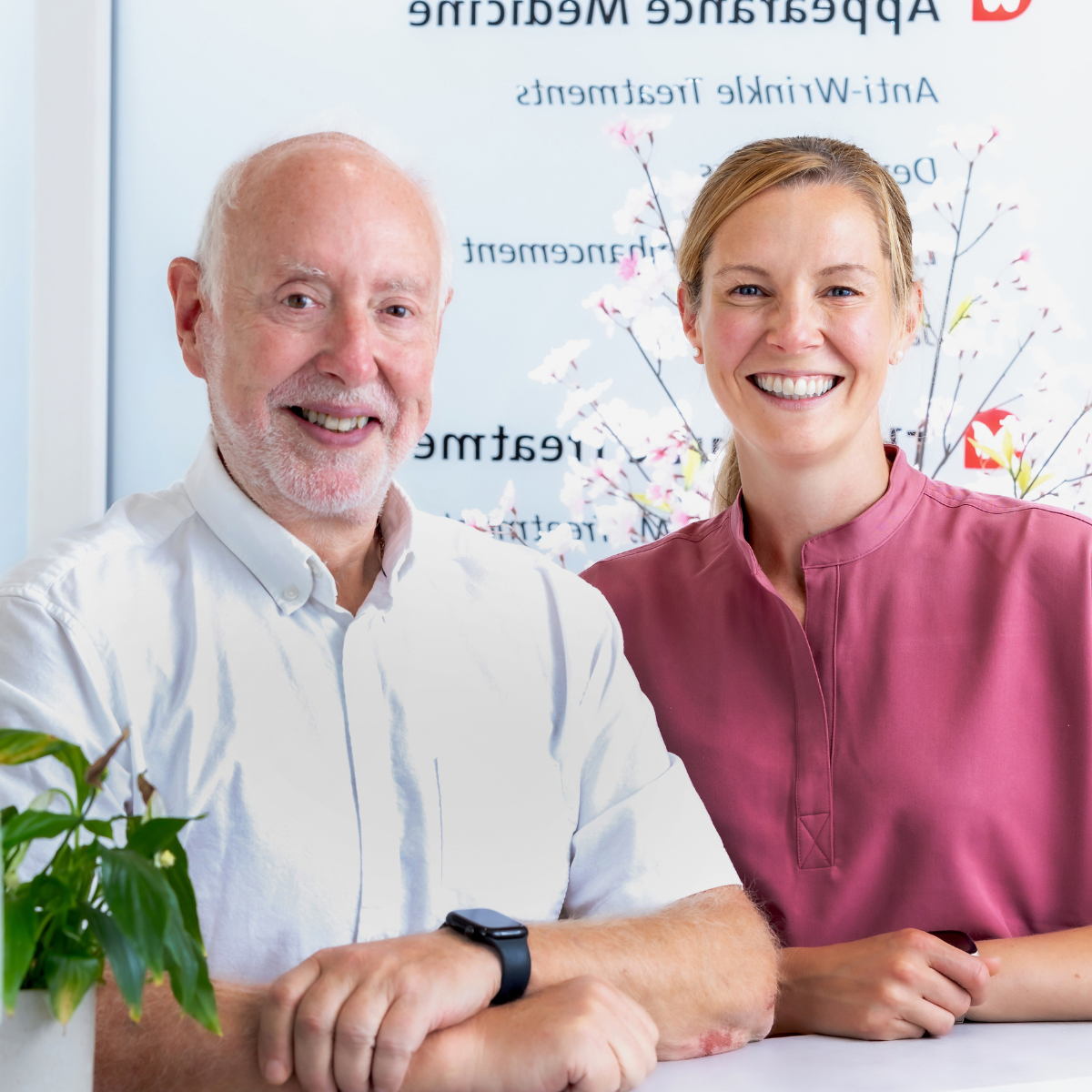 Dr Robert Jones and Lisa Crabtree
