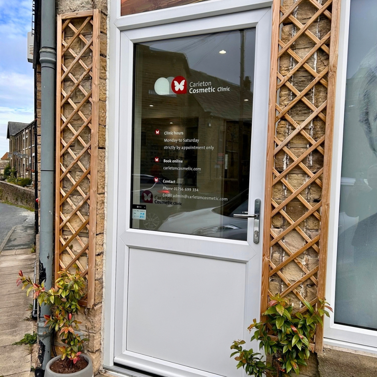 Carleton Cosmetic Clinic Door